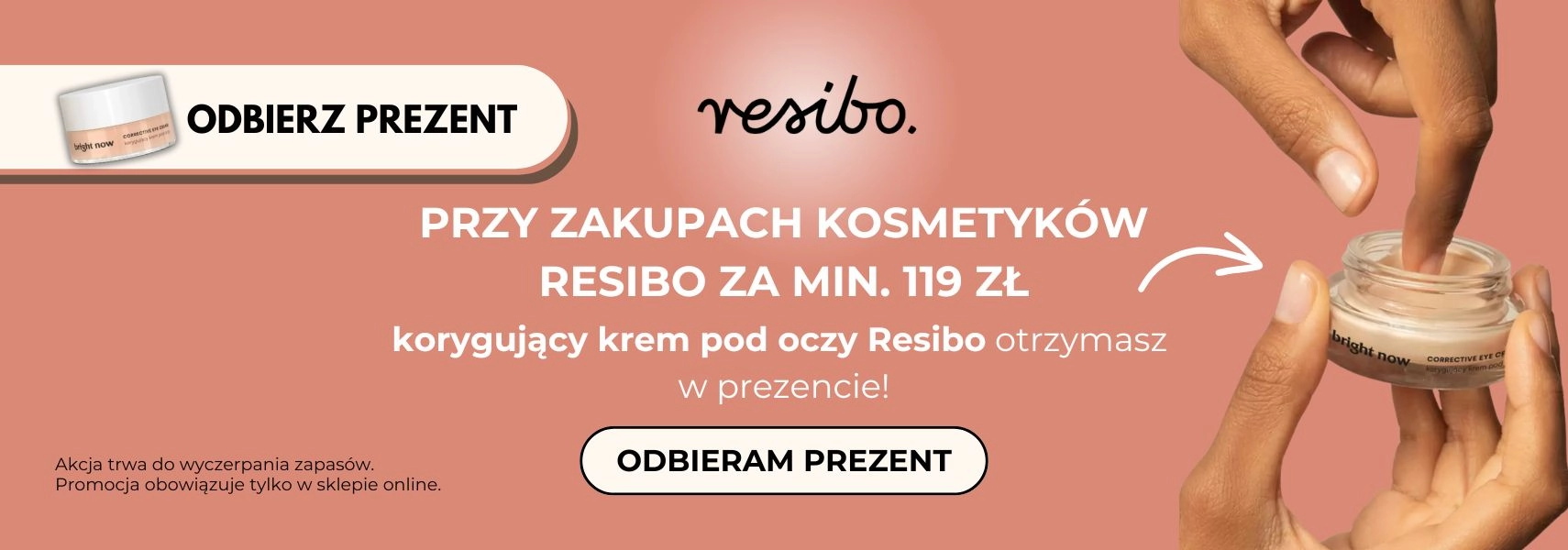 Krem pod oczy Resibo GRATIS