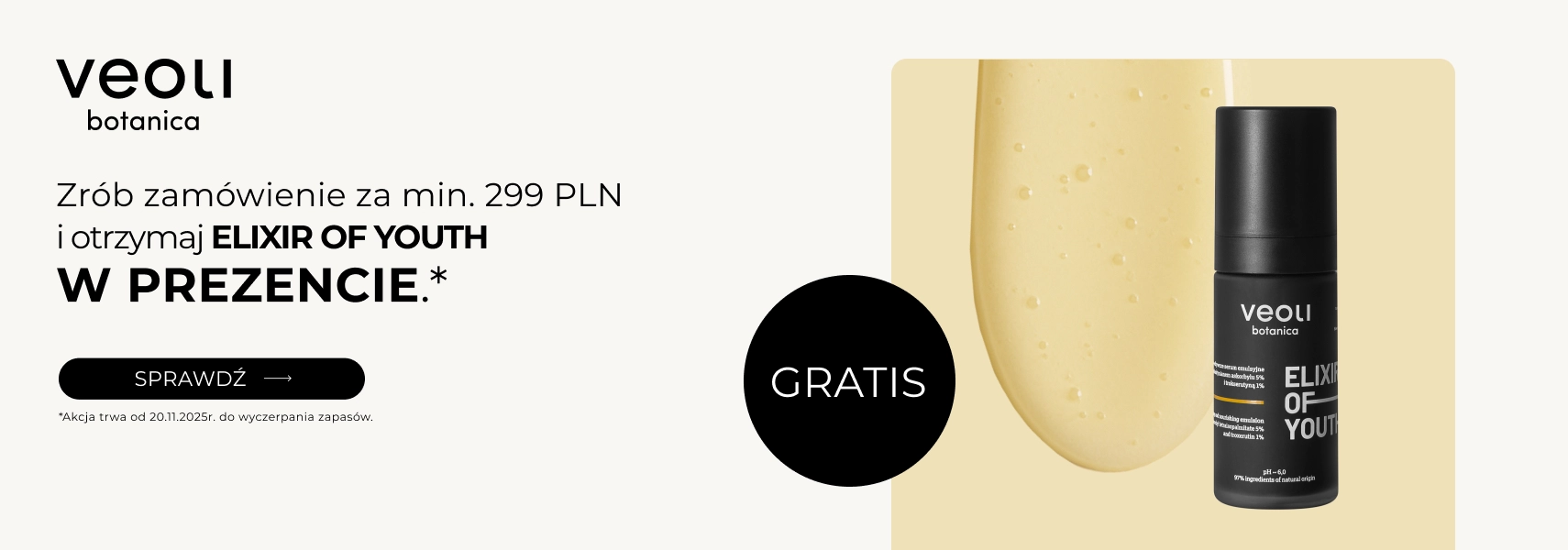 ELIXIR OF YOUTH Veoli Botanica GRATIS