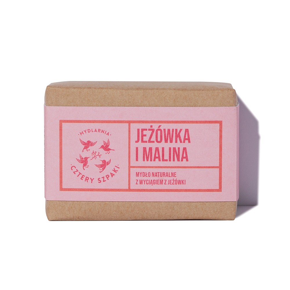 Mydło Jeżówka i Malina z wyciągiem z jeżówki | Cztery Szpaki
