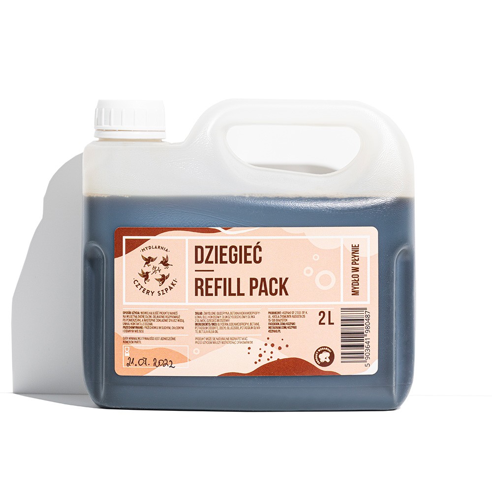 Mydło dziegciowe w płynie - refill | Cztery Szpaki