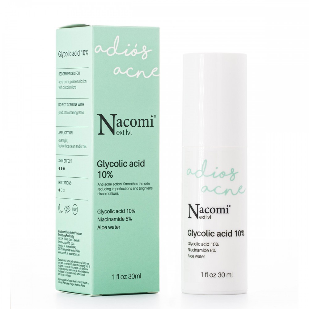 Serum z kwasem glikolowym 10% NEXT LEVEL | Nacomi