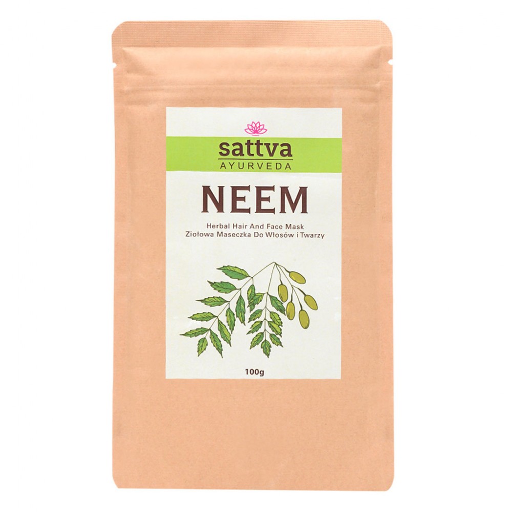 Maska do twarzy i włosów Neem Powder | Sattva