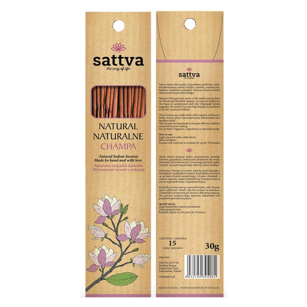 Kadzidełko Champa - drzewo sandałowe i magnolia | Sattva