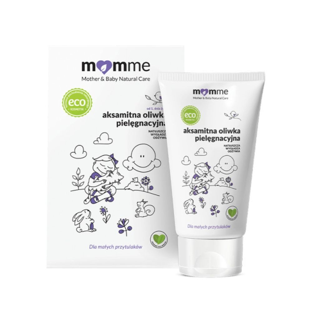 Aksamitna oliwka pielęgnacyjna do ciała | Momme