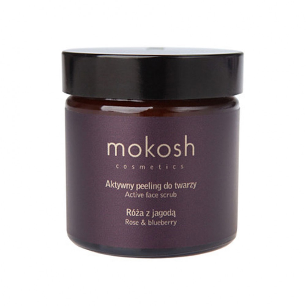 Aktywny peeling do twarzy Róża z Jagodą | Mokosh