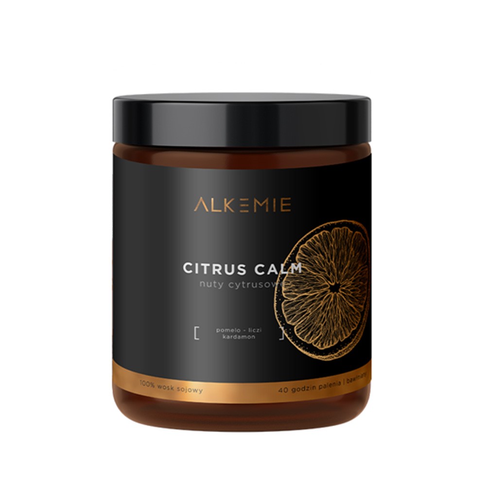 Świeca sojowa Citrus Calm | Alkmie