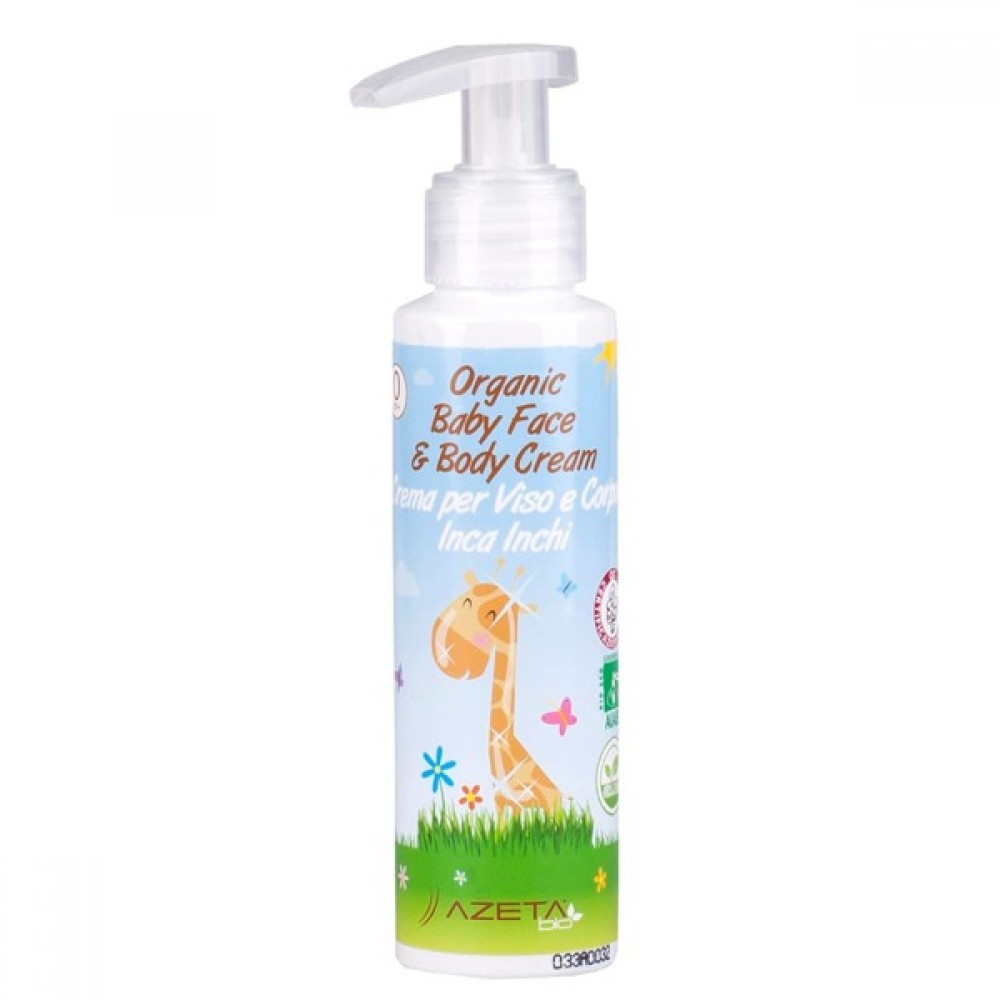Organiczny krem nawilżający do twarzy i ciała dla dzieci | Azeta Bio