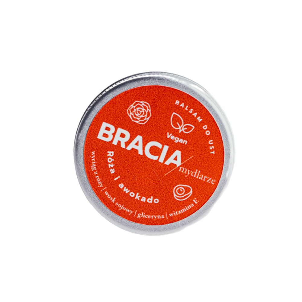 Balsam do ust Róża i Awokado | Bracia Mydlarze