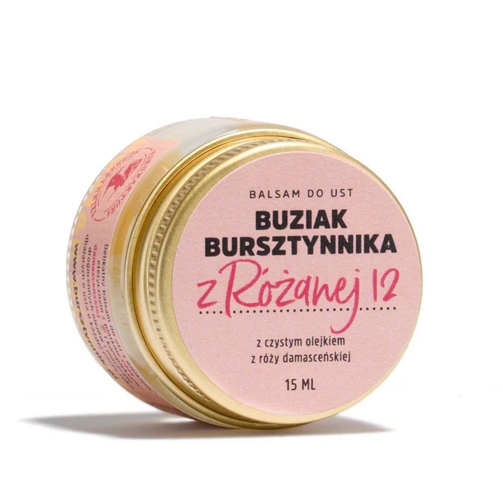 Balsam do ust z Różanej 12 | Manufaktura Bursztynnika