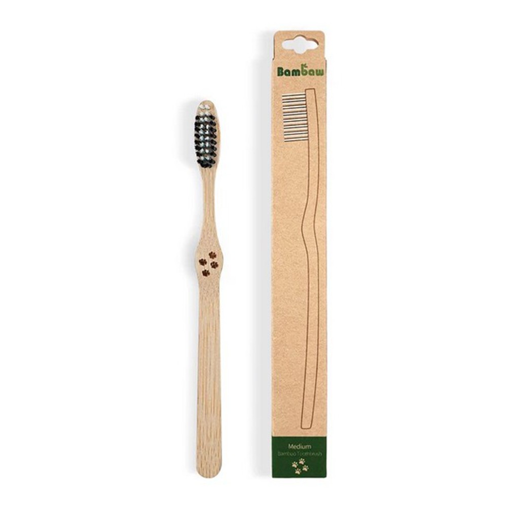 Szczoteczka do zębów ze średnim włosiem | Bambaw