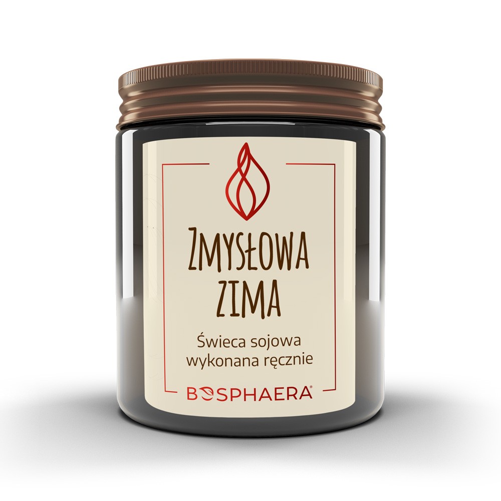 Sojowa świeca zapachowa Zmysłowa Zima | Bosphaera