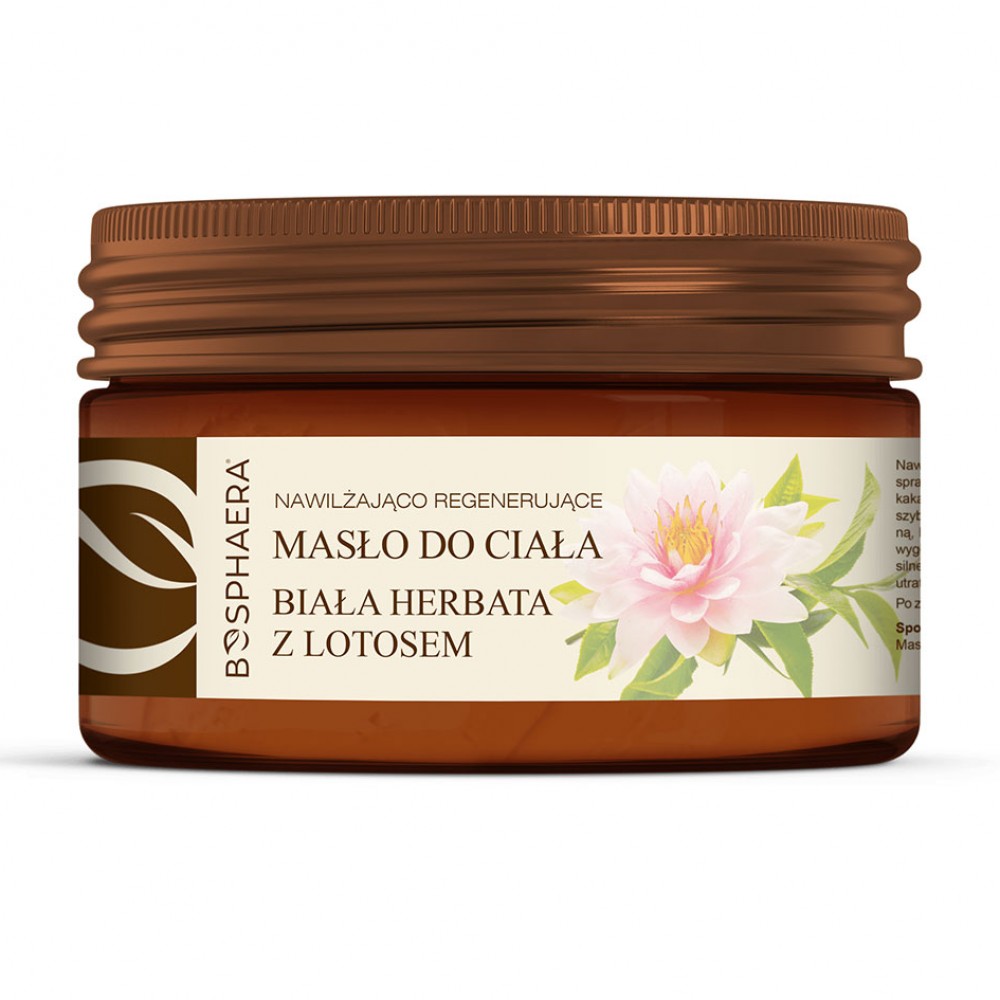 Nawilżająco - regenerujące masło do ciała Biała Herbata z Lotosem | Bosphaera