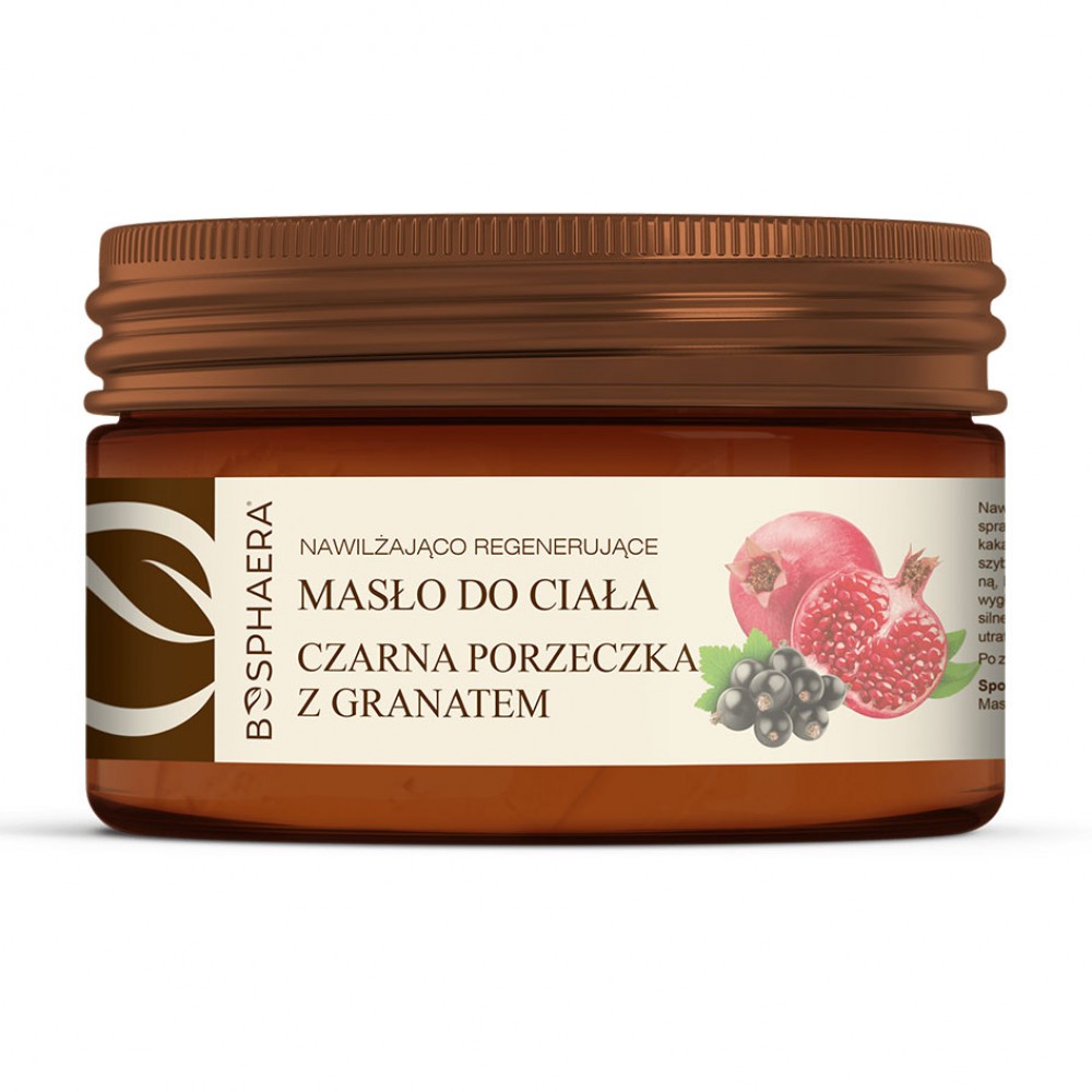 Nawilżająco - regenerujące masło do ciała Czarna Porzeczka z Granatem | Bosphaera