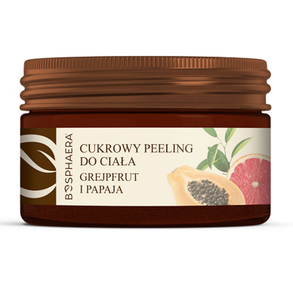 Cukrowy peeling do ciała Grejpfrut i Papaja | Bosphaera