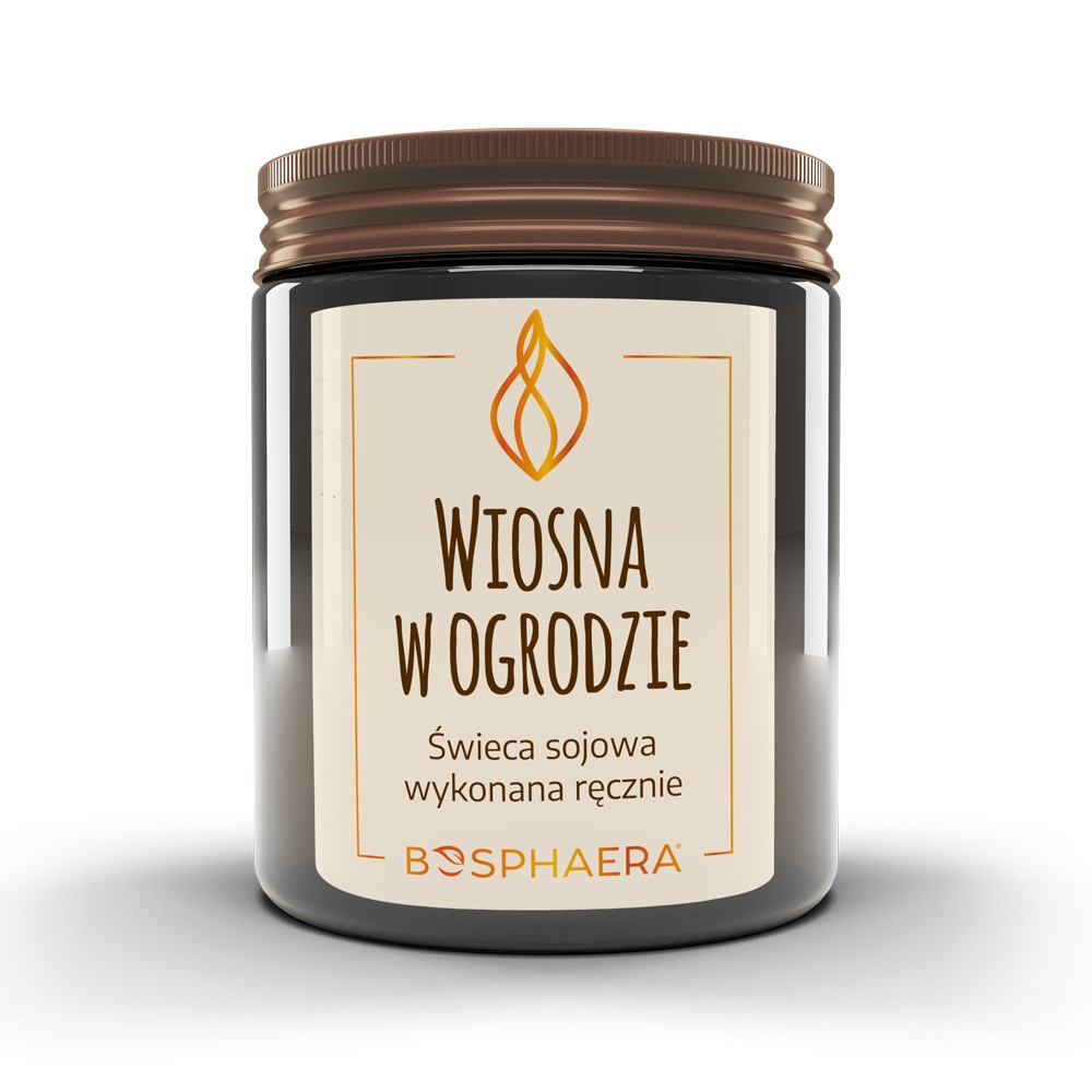 Sojowa świeca zapachowa Wiosna w Ogrodzie | Bosphaera