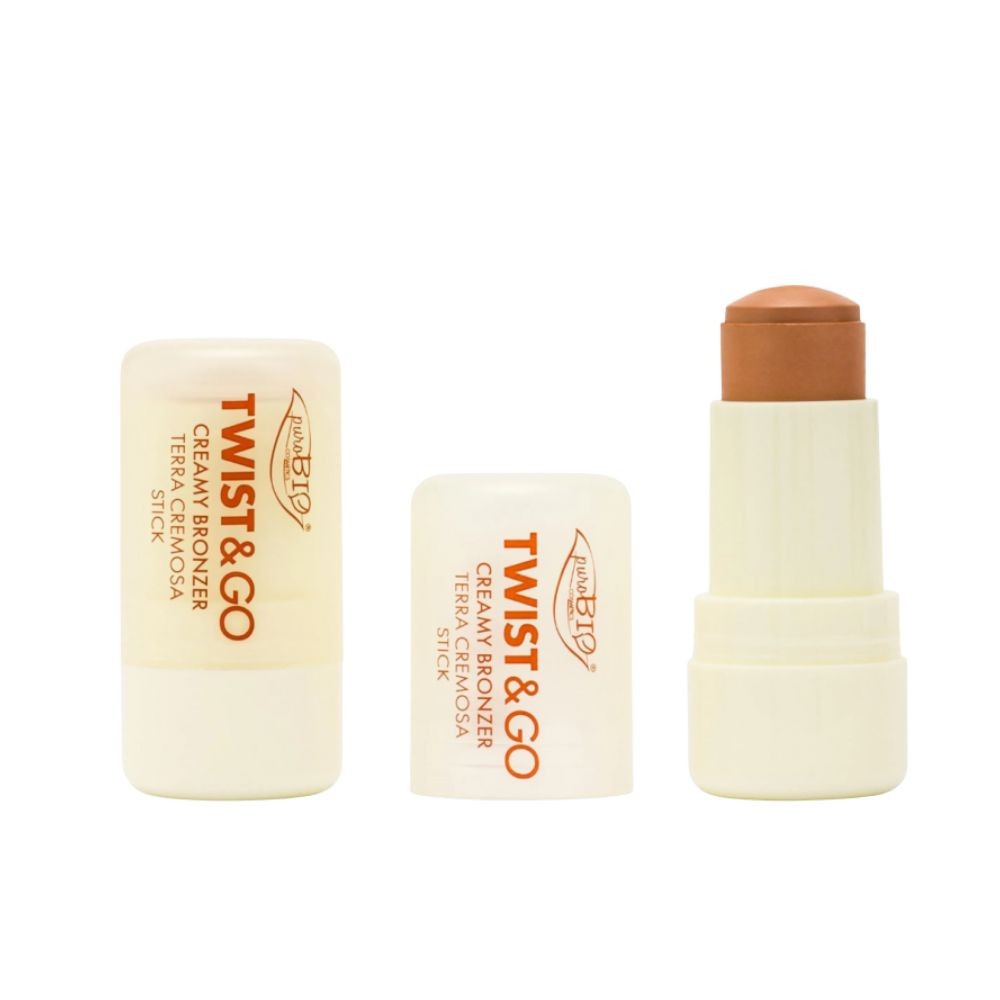 Bronzer kremowy w sztyfcie TWIST&GO | puroBIO