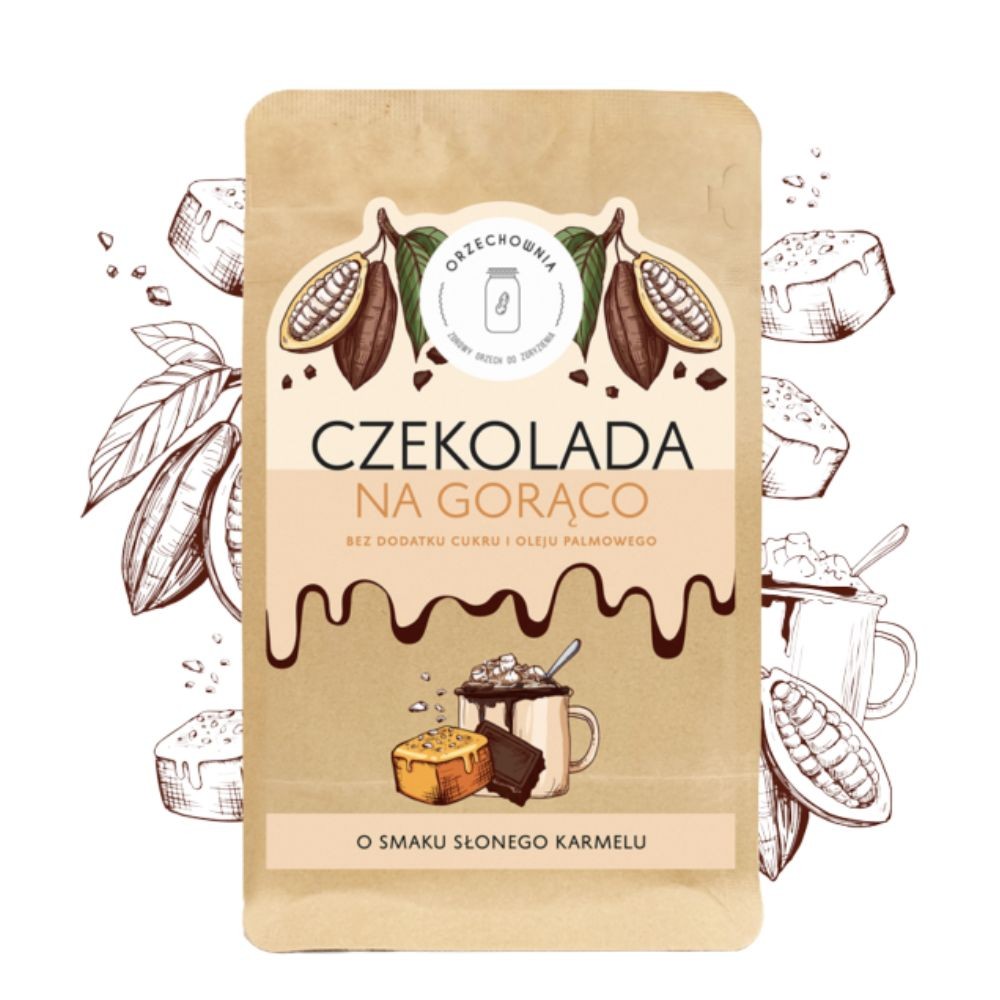 Czekolada do picia - Słony karmel | Orzechownia