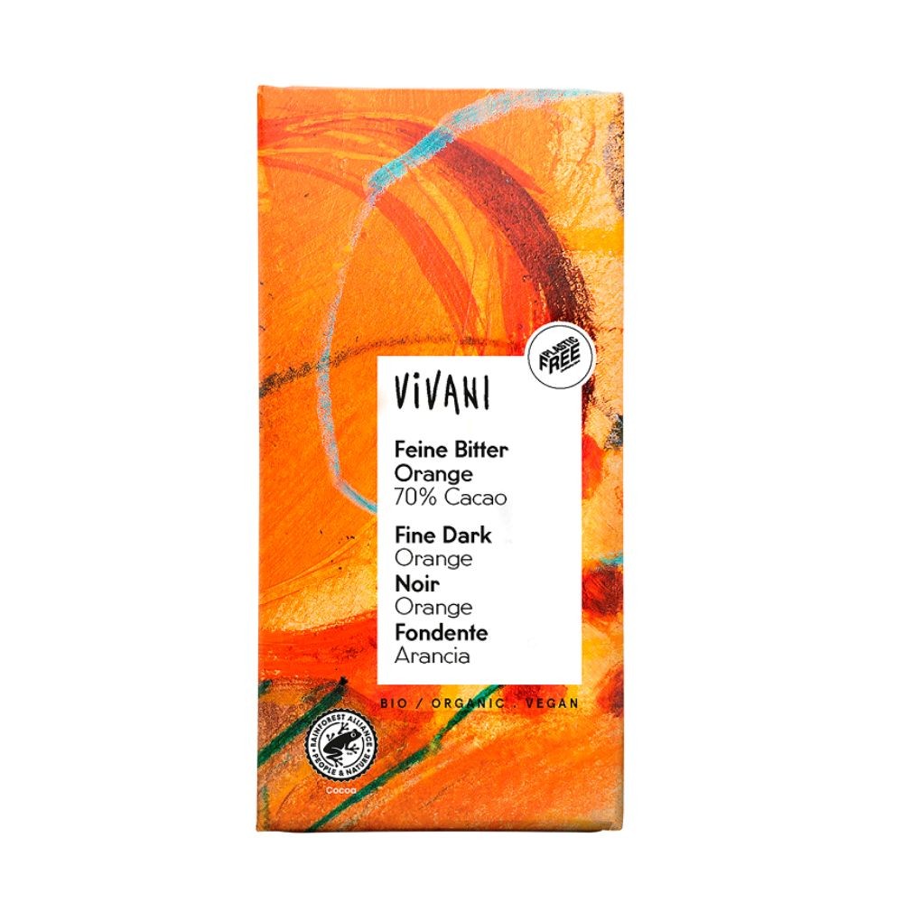 Czekolada gorzka pomarańczowa | Vivani