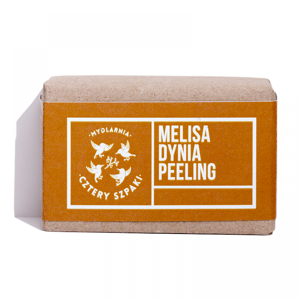 Mydło peelingujące Melisa i Dynia | Cztery Szpaki