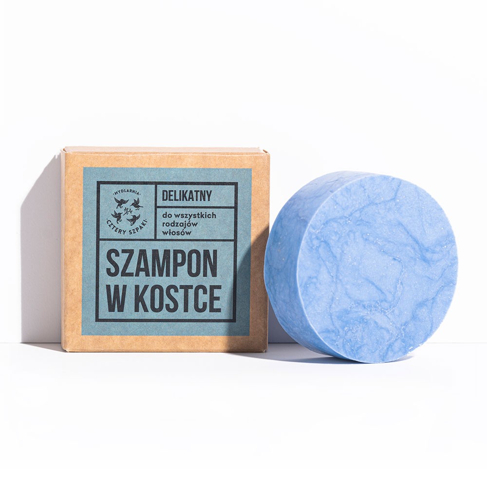 Delikatny szampon w kostce | Cztery Szpaki