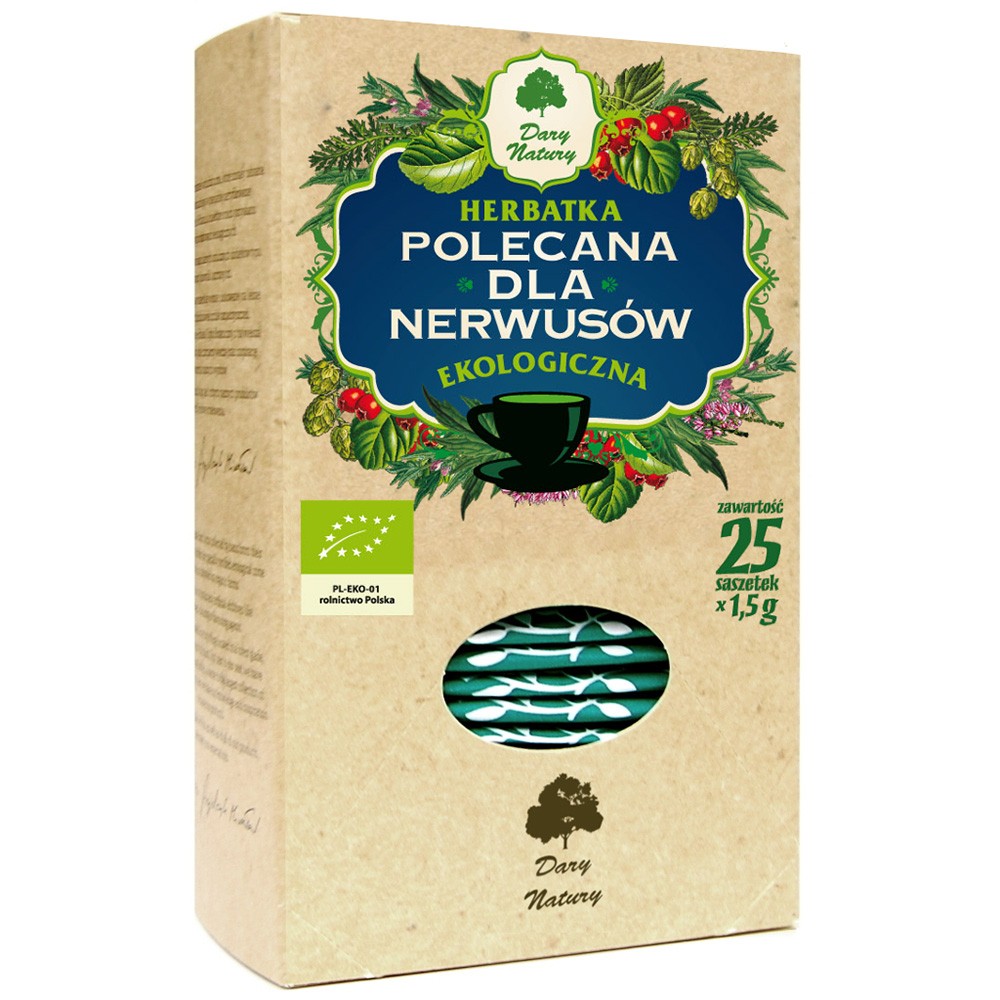 Herbata polecana dla Nerwusów | Dary Natury