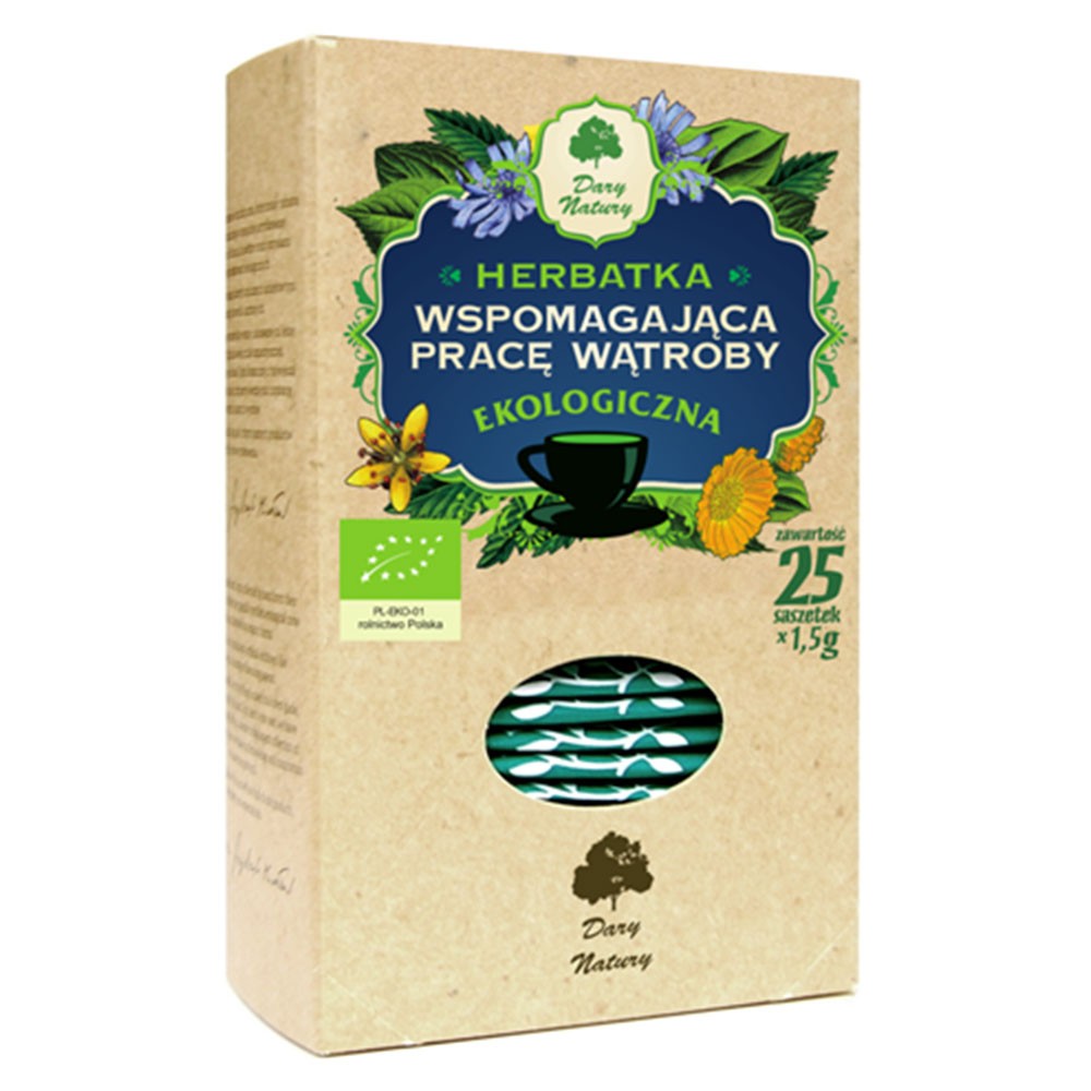 Herbata wspomagająca wątrobę Eko | Dary Natury