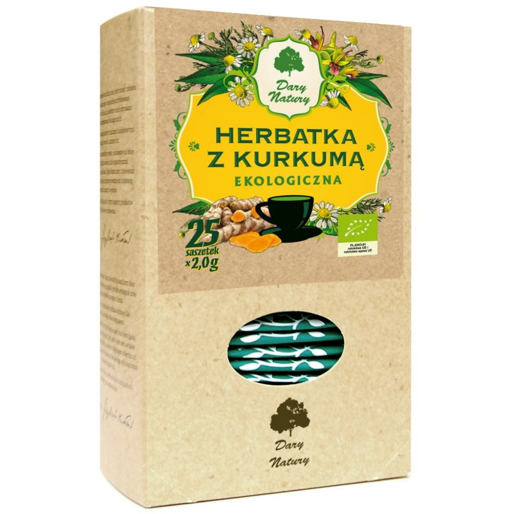 Herbata z Kurkumą Eko | Dary Natury