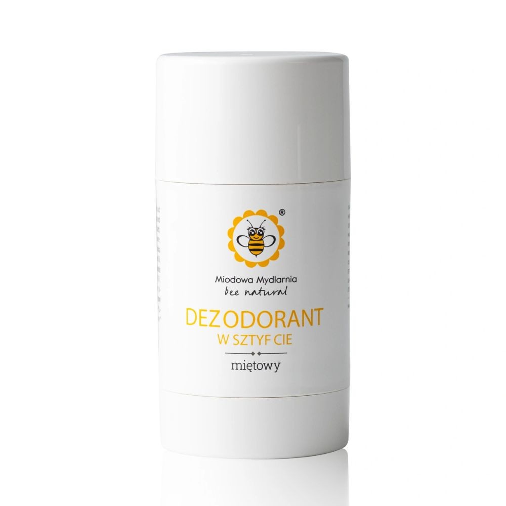 Dezodorant bez sody w sztyfcie Miętowy | Miodowa Mydlarnia