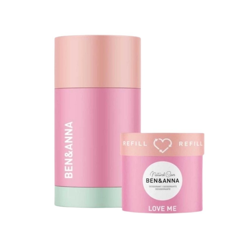 Dezodorant na bazie sody - Love me ZESTAW REFILL | Ben&Anna