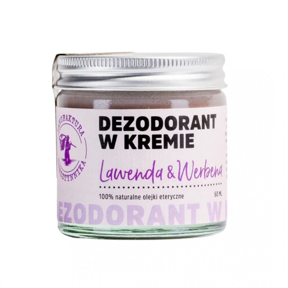 Dezodorant w kremie Lawenda i Werbena | Manufaktura Bursztynnika