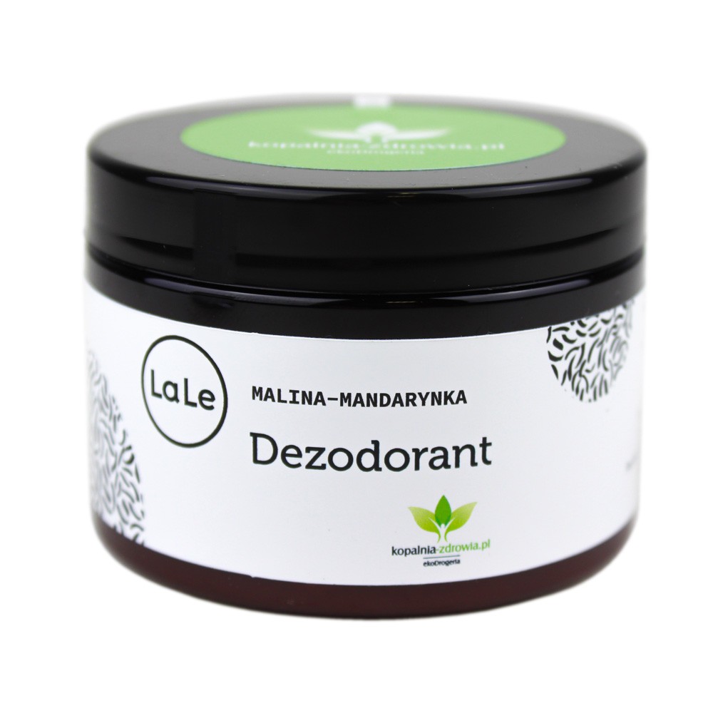 Dezodorant w kremie z sodą oczyszczoną MALINA-MANDARYNKA (plastik) | La-Le