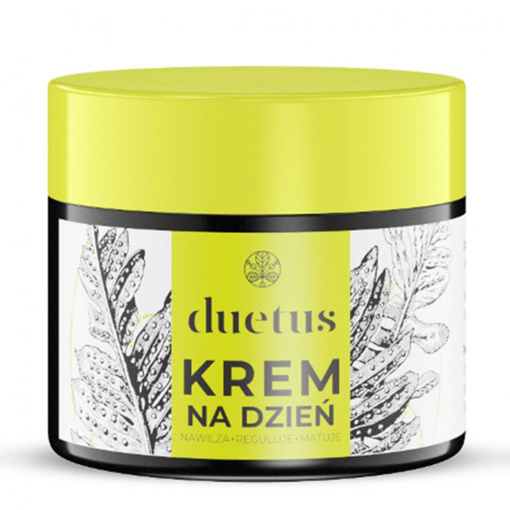 Krem do twarzy na dzień z węglem aktywnym | Duetus