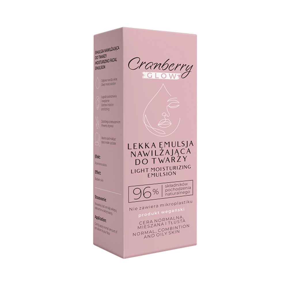 Emulsja nawilżająca do twarzy | Cranberry Glow