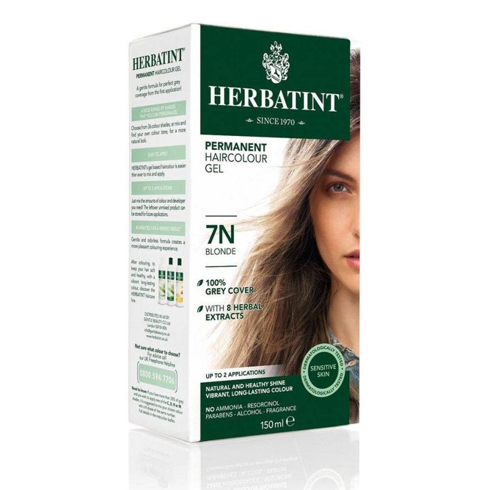 Farba do włosów 7N Blond | Herbatint