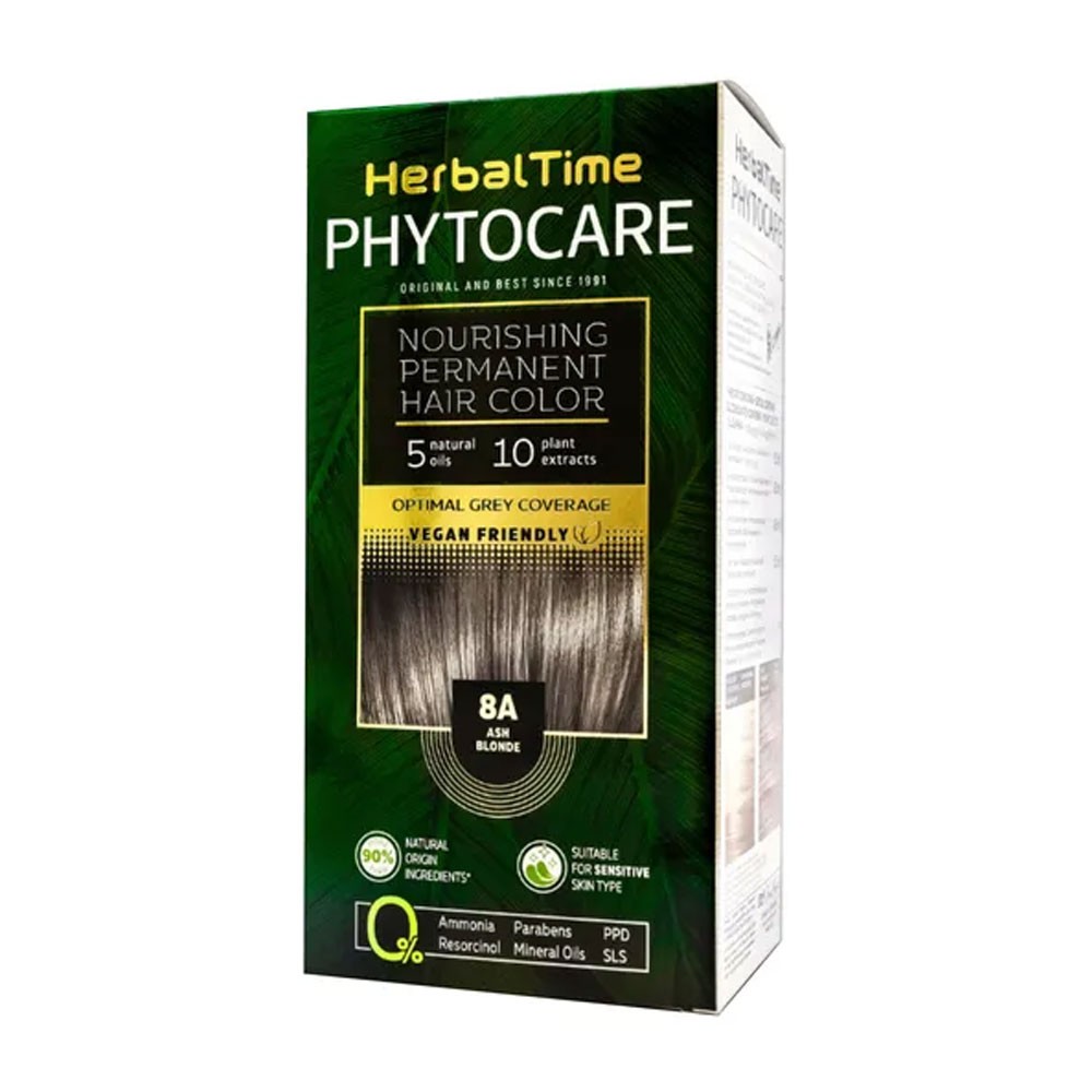 Farba do włosów 8A Ash blonde | Herbal Time