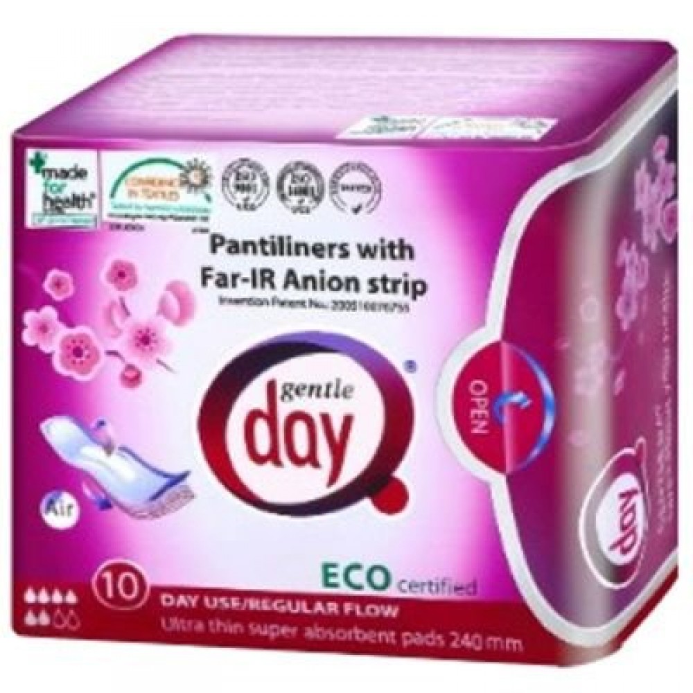 Podpaski ekologiczne na dzień z paskiem anionowym FAR-IR ANION | Gentle Day