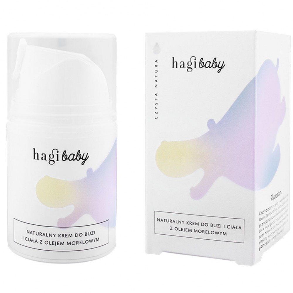 Naturalny krem do twarzy i ciała z olejem morelowym | Hagi Cosmetics