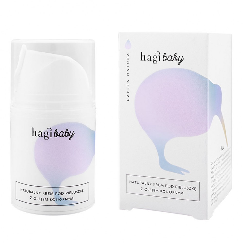 Naturalny krem pod pieluszkę z olejem konopnym | Hagi Cosmetics