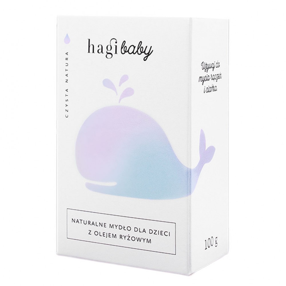 Naturalne mydło dla dzieci z olejem ryżowym | Hagi Cosmetics