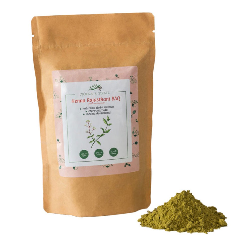 Henna Rajasthani - czerwony, rudy | Ziołka z Sojatu