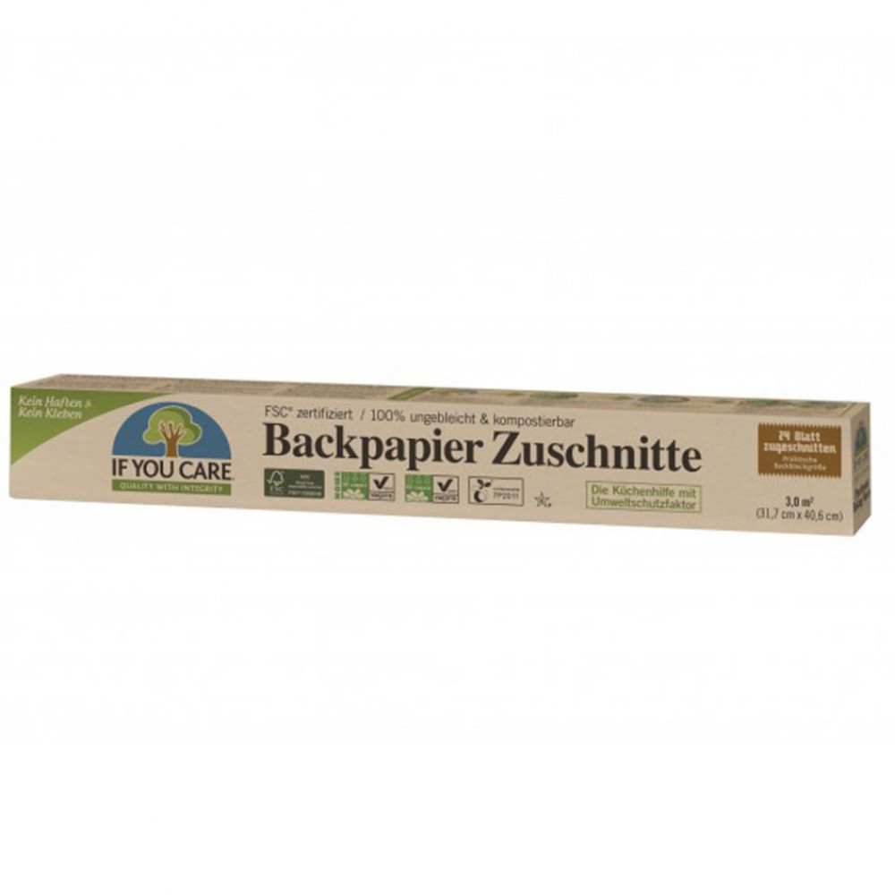 Kompostowalny papier do pieczenia w arkuszach | If You Care