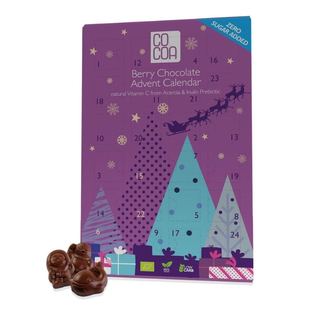 Kalendarz adwentowy z czekolady jagodowej | COCOA