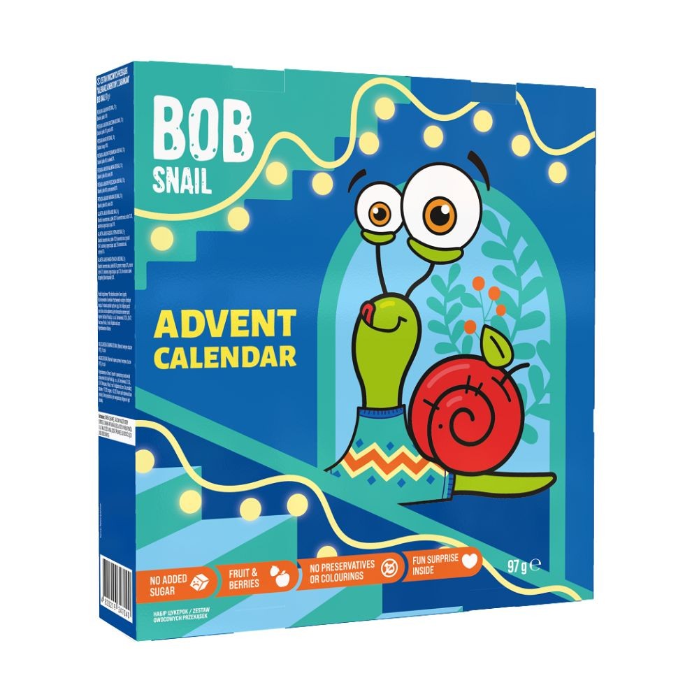 Kalendarz adwentowy z przekąskami i zabawkami | Bob Snail