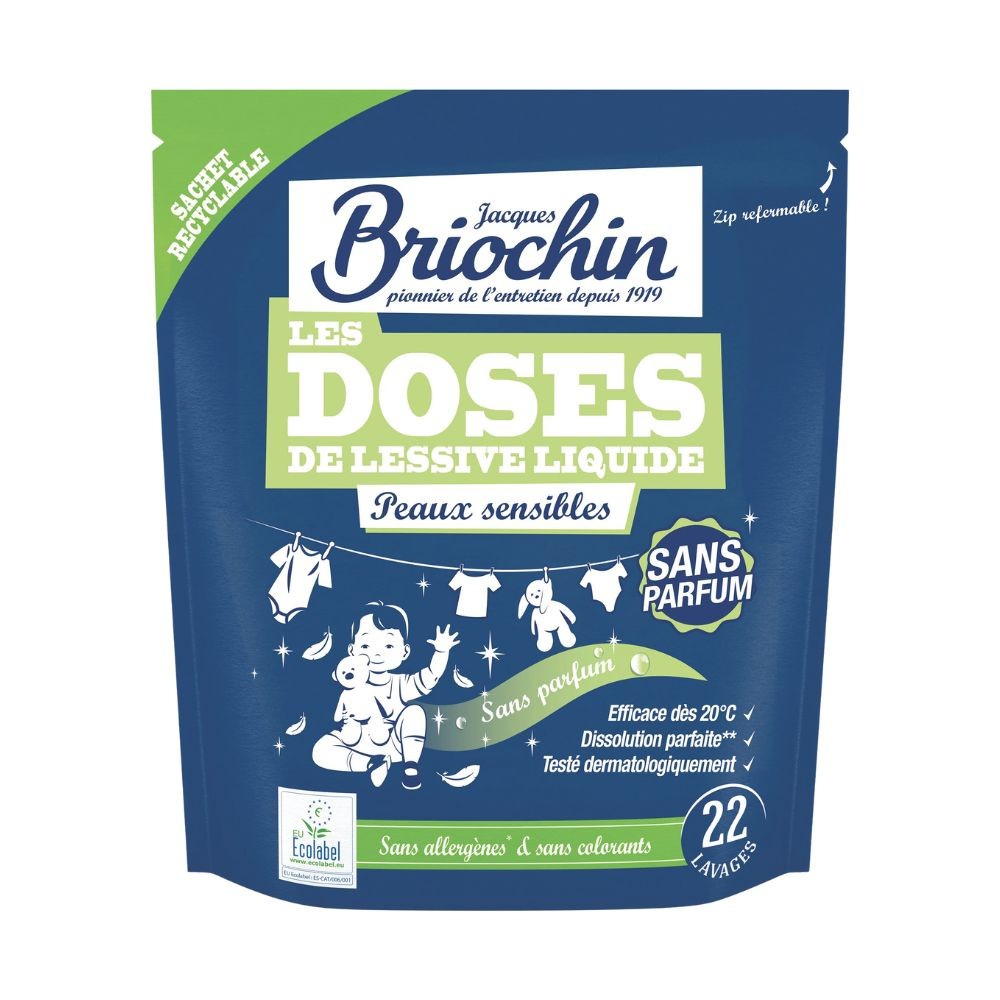 Kapsułki do prania SKÓRA WRAŻLIWA | Briochin