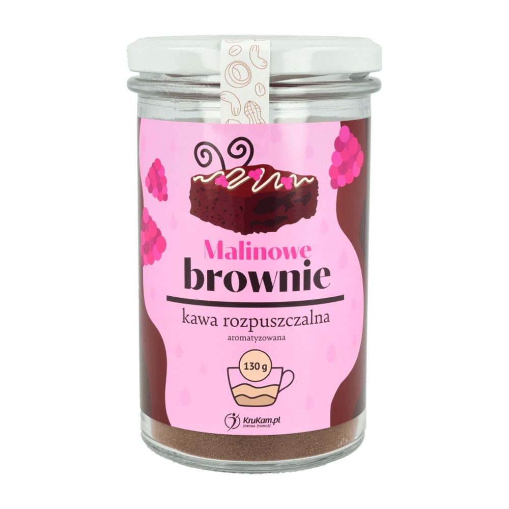 Kawa rozpuszczalna Malinowe brownie | KruKam