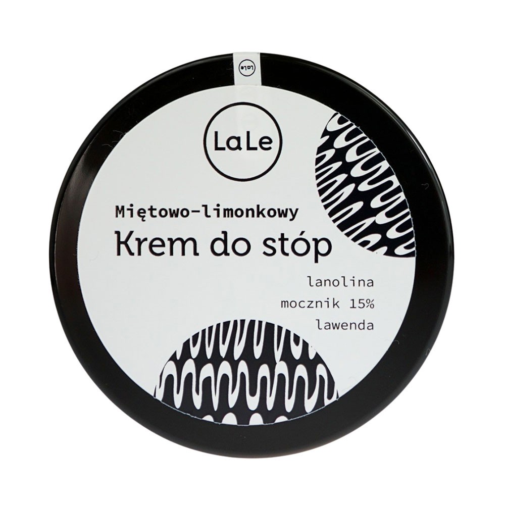 Krem do stóp miętowo - limonkowy z lanoliną i mocznikiem 15% | La-Le