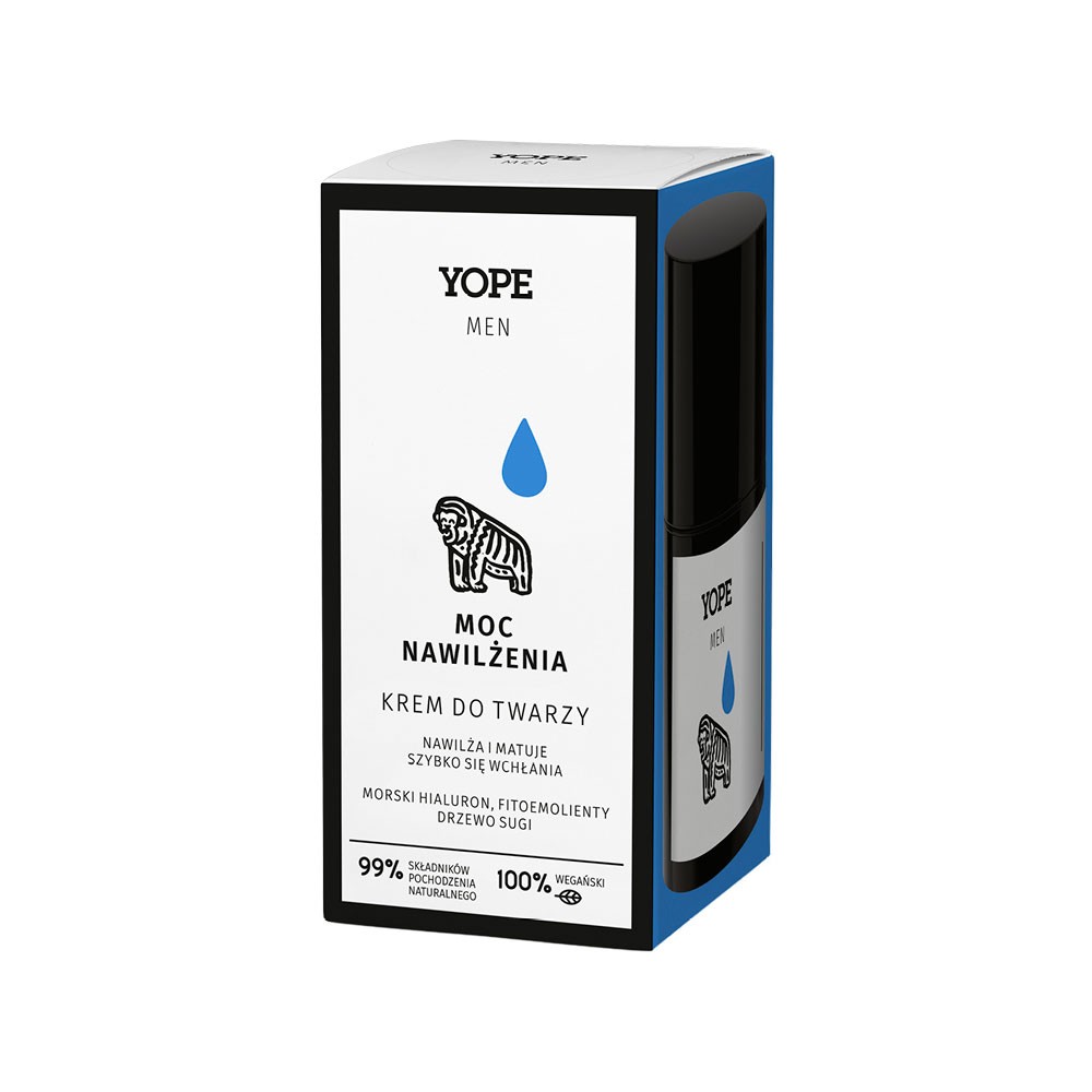 Krem do twarzy dla mężczyzn Moc nawilżenia | Yope