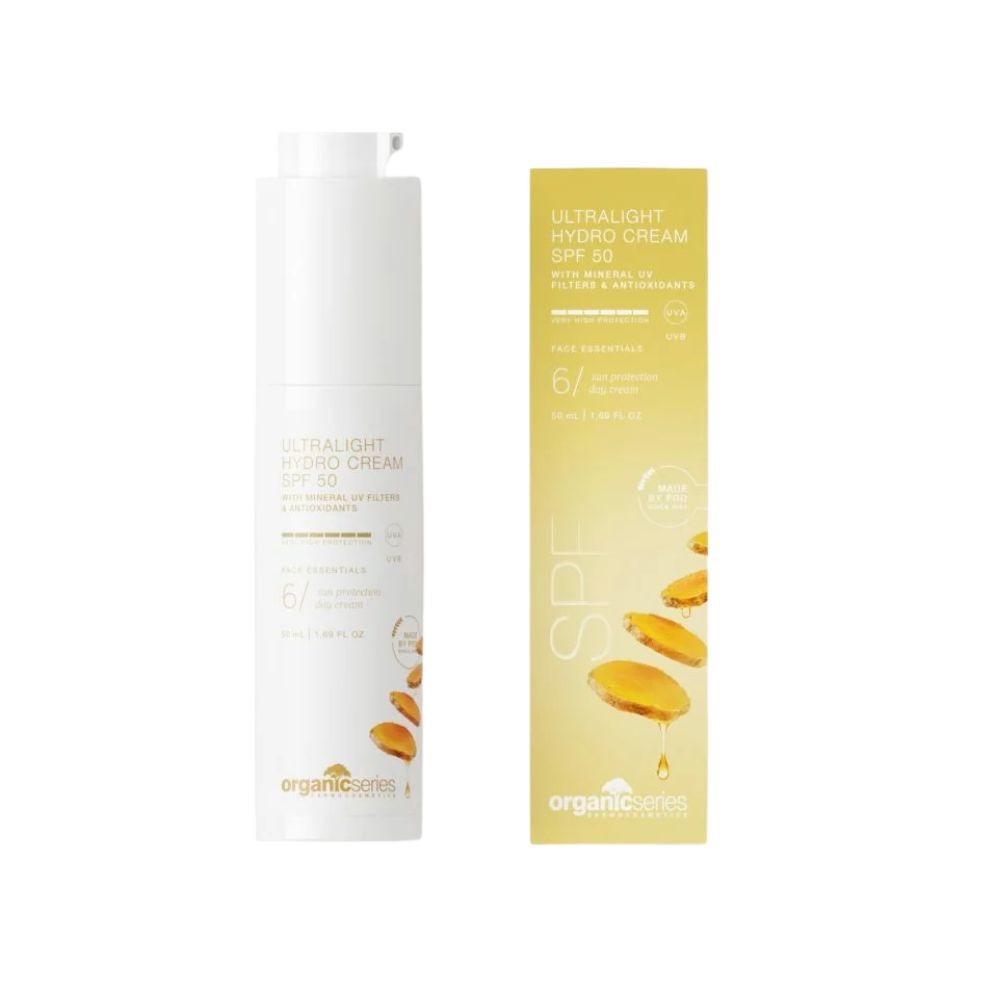 Krem do twarzy ultralekki z SPF50 | Organic Series