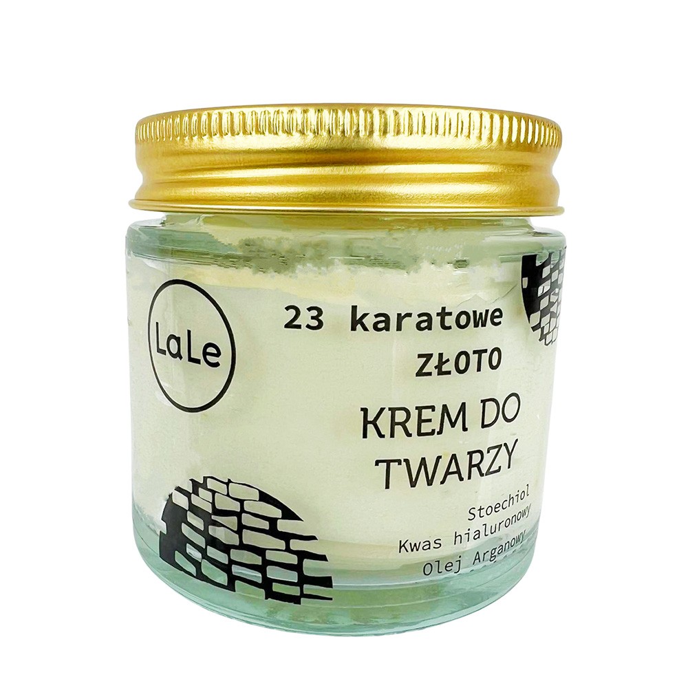 Krem do twarzy z 23 kartowym złotem | La-Le