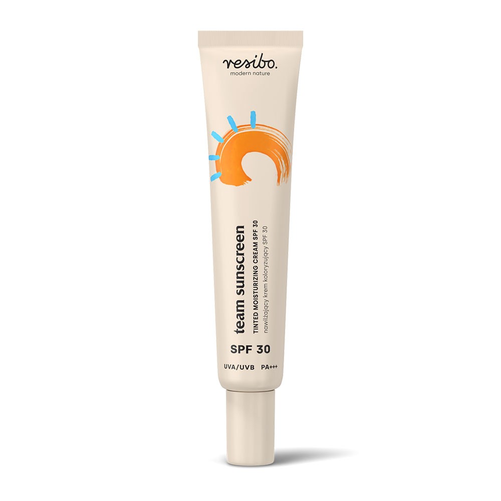 Krem nawilżający koloryzujący SPF 30 Team Sunscreen | Resibo